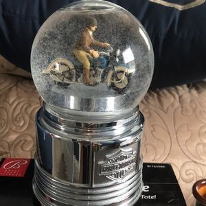Harley Davidson snow globe